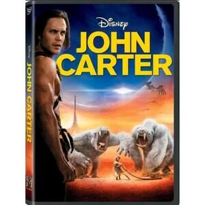 NEW SEALED Disney JOHN CARTER [ 2012 DVD ]  Action Movie Willem Defoe